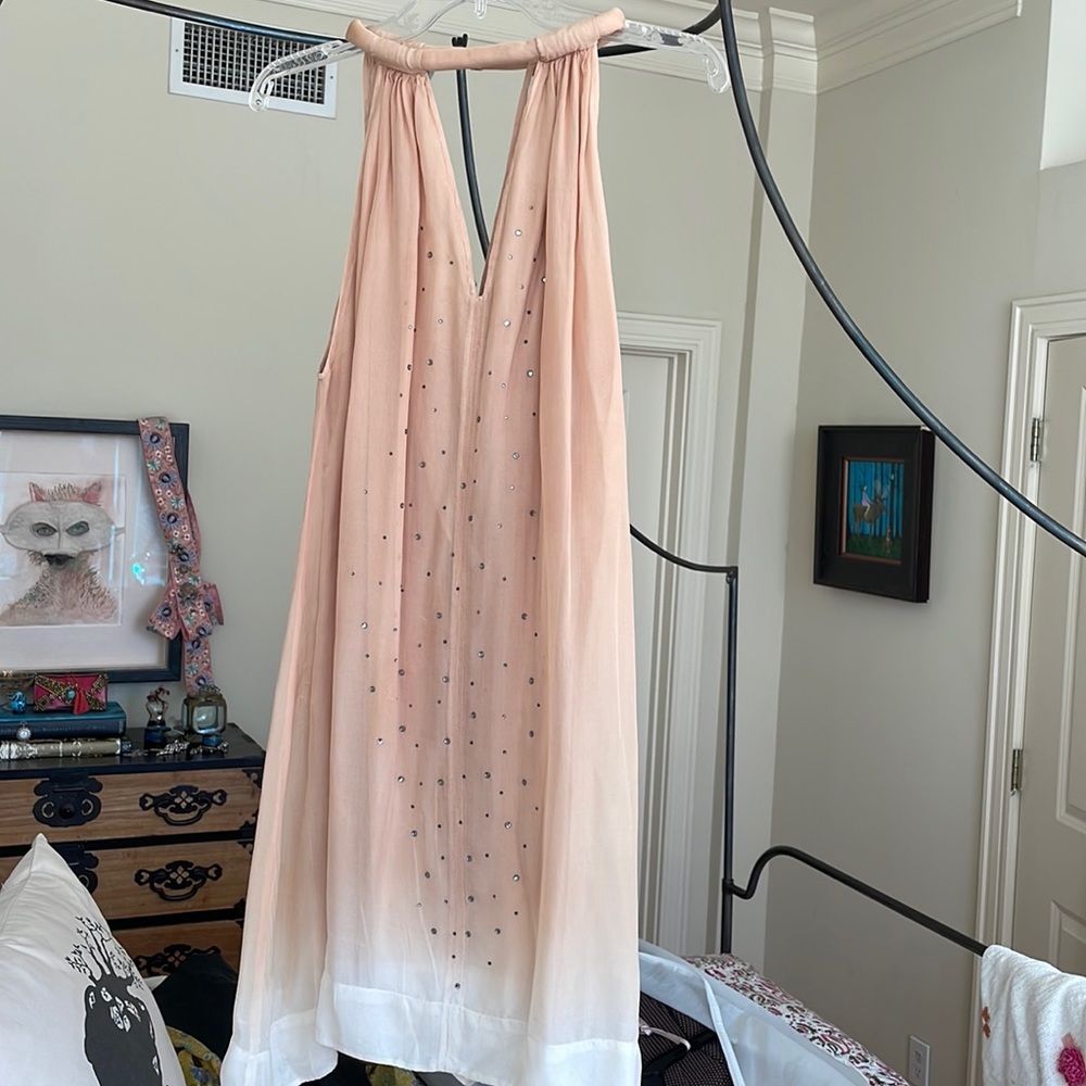 Greylin nude dress